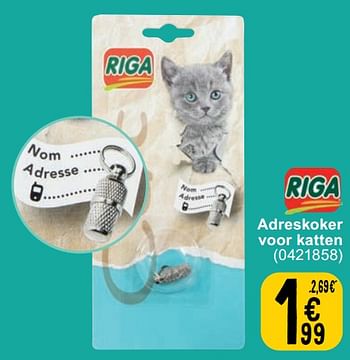 Promotions Adreskoker voor katten - Riga - Valide de 30/04/2024 à 13/05/2024 chez Cora