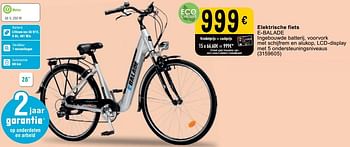 Promoties Elektrische fiets e-balade - E-Balade - Geldig van 30/04/2024 tot 13/05/2024 bij Cora
