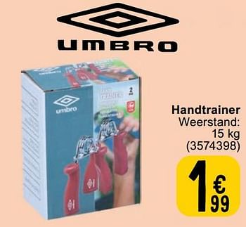Promoties Handtrainer - Umbro - Geldig van 30/04/2024 tot 13/05/2024 bij Cora