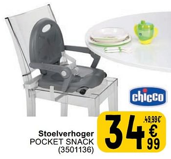 Promotions Stoelverhoger pocket snack - Chicco - Valide de 30/04/2024 à 13/05/2024 chez Cora