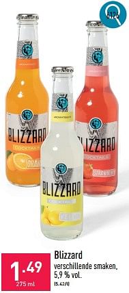 Promotions Blizzard - Blizzard - Valide de 06/05/2024 à 12/05/2024 chez Aldi