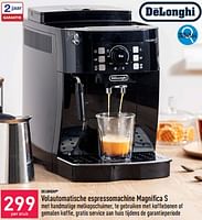 Promoties Delonghi volautomatische espressomachine magnifica s - Delonghi - Geldig van 08/05/2024 tot 12/05/2024 bij Aldi