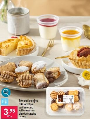 Promotions Dessertkoekjes - Produit maison - Aldi - Valide de 06/05/2024 à 12/05/2024 chez Aldi