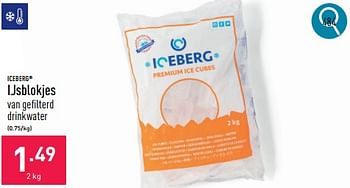 Promotions Ijsblokjes - Iceberg - Valide de 06/05/2024 à 12/05/2024 chez Aldi