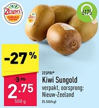 Kiwi sungold-Zespri