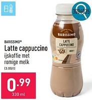 Promoties Latte cappuccino - BARISSIMO - Geldig van 06/05/2024 tot 12/05/2024 bij Aldi