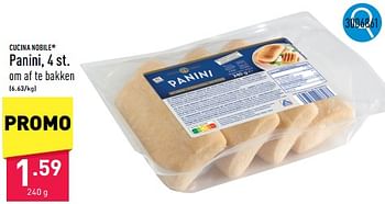 Promotions Panini - Cucina Nobile - Valide de 08/05/2024 à 12/05/2024 chez Aldi