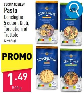 Promoties Pasta - Cucina Nobile - Geldig van 08/05/2024 tot 12/05/2024 bij Aldi
