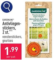 Promoties Antivliegen- stickers - Garden line - Geldig van 11/05/2024 tot 12/05/2024 bij Aldi