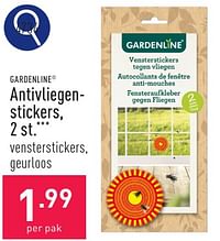 Antivliegen- stickers-Garden line