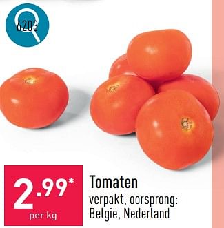 Promotions Tomaten - Produit maison - Aldi - Valide de 06/05/2024 à 12/05/2024 chez Aldi