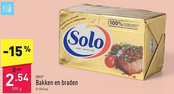 Promotions Bakken en braden - Solo - Valide de 06/05/2024 à 12/05/2024 chez Aldi