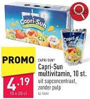 Promoties Capri-sun multivitamin - Capri-Sun - Geldig van 10/05/2024 tot 12/05/2024 bij Aldi