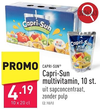 Promotions Capri-sun multivitamin - Capri-Sun - Valide de 10/05/2024 à 12/05/2024 chez Aldi