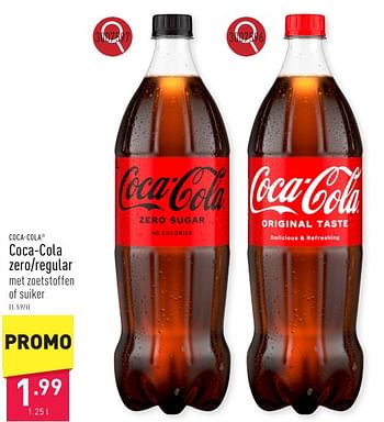 Promotions Coca-cola zero-regular - Coca Cola - Valide de 10/05/2024 à 12/05/2024 chez Aldi