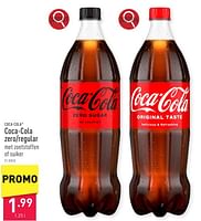 Promoties Coca-cola zero-regular - Coca Cola - Geldig van 10/05/2024 tot 12/05/2024 bij Aldi