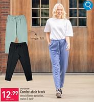 Promoties Comfortabele broek - UP2Fashion - Geldig van 08/05/2024 tot 12/05/2024 bij Aldi