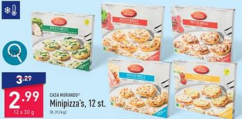 Promotions Minipizza’s - CASA MORANDO  - Valide de 06/05/2024 à 12/05/2024 chez Aldi