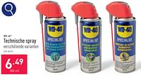 Promoties Technische spray - WD-40 - Geldig van 11/05/2024 tot 12/05/2024 bij Aldi