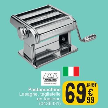 Promoties Pastamachine - Marcato - Geldig van 30/04/2024 tot 13/05/2024 bij Cora