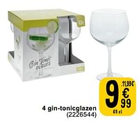 4 gin-tonicglazen-Huismerk - Cora