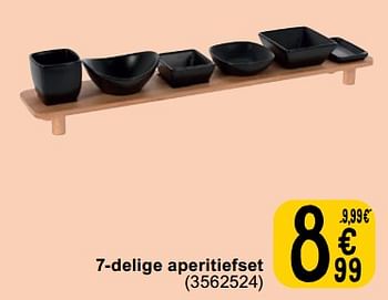 Promoties 7-delige aperitiefset - Huismerk - Cora - Geldig van 30/04/2024 tot 13/05/2024 bij Cora