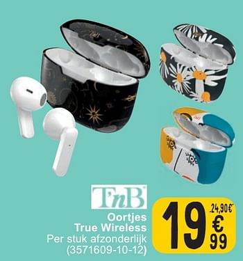 Promotions Tnb oortjes true wireless - TnB - Valide de 30/04/2024 à 13/05/2024 chez Cora
