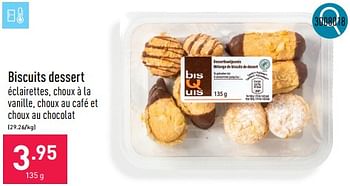 Promotions Biscuits dessert - Produit maison - Aldi - Valide de 06/05/2024 à 12/05/2024 chez Aldi