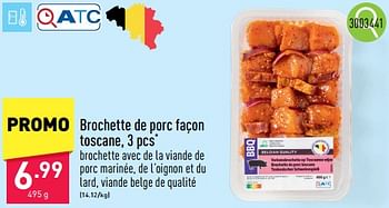 Promoties Brochette de porc façon toscane - Huismerk - Aldi - Geldig van 06/05/2024 tot 12/05/2024 bij Aldi