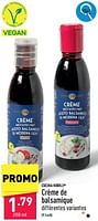 Promotions Crème de balsamique - Cucina Nobile - Valide de 06/05/2024 à 12/05/2024 chez Aldi