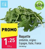 Promotions Roquette - Produit maison - Aldi - Valide de 06/05/2024 à 12/05/2024 chez Aldi