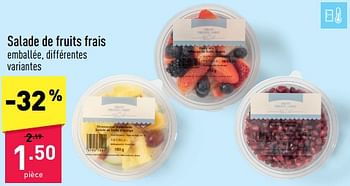 Promoties Salade de fruits frais - Huismerk - Aldi - Geldig van 06/05/2024 tot 12/05/2024 bij Aldi