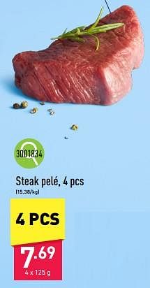 Promoties Steak pelé - Huismerk - Aldi - Geldig van 06/05/2024 tot 12/05/2024 bij Aldi