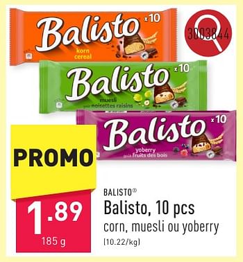 Promoties Balisto - Balisto - Geldig van 06/05/2024 tot 12/05/2024 bij Aldi