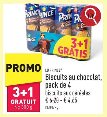 Promoties Biscuits au chocolat - Lu - Geldig van 06/05/2024 tot 12/05/2024 bij Aldi