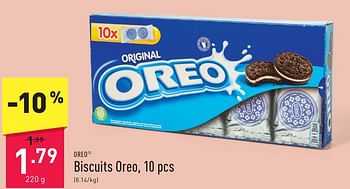 Promoties Biscuits oreo - Oreo - Geldig van 06/05/2024 tot 12/05/2024 bij Aldi