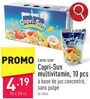 Promotions Capri-sun multivitamin - Capri-Sun - Valide de 06/05/2024 à 12/05/2024 chez Aldi