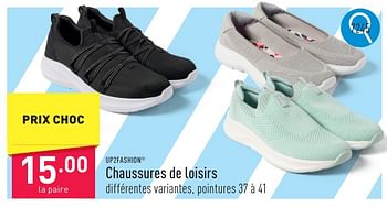 Promoties Chaussures de loisirs - UP2Fashion - Geldig van 06/05/2024 tot 12/05/2024 bij Aldi