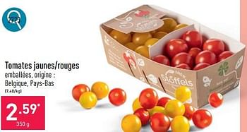 Promoties Tomates jaunes-rouges - Huismerk - Aldi - Geldig van 06/05/2024 tot 12/05/2024 bij Aldi