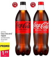Promotions Coca-cola zero- regular - Coca Cola - Valide de 06/05/2024 à 12/05/2024 chez Aldi
