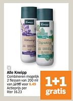 Promotions Alle kneipp - Kneipp - Valide de 29/04/2024 à 05/05/2024 chez Albert Heijn