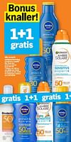 Promotions Nivea sun protect + hydrate spray spf 50+ - Nivea - Valide de 29/04/2024 à 05/05/2024 chez Albert Heijn