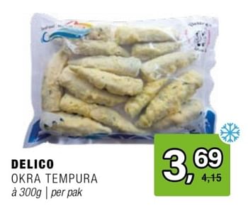 Promoties Delico okra tempura - Delico - Geldig van 24/04/2024 tot 14/05/2024 bij Amazing Oriental
