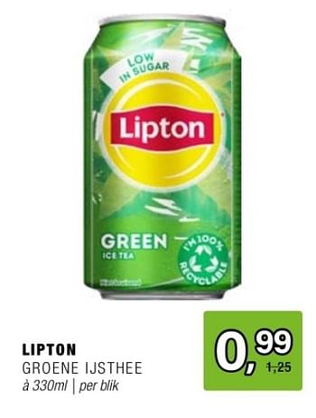 Promotions Lipton groene ijsthee - Lipton - Valide de 24/04/2024 à 14/05/2024 chez Amazing Oriental