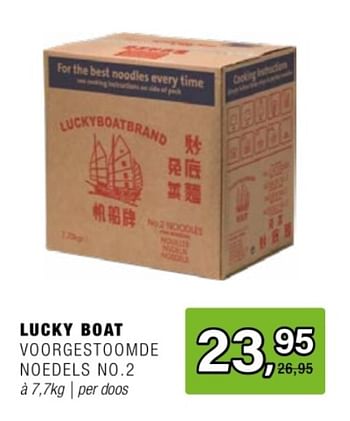 Promotions Lucky boat voorgestoomde noedels no 2 - Lucky Boat - Valide de 24/04/2024 à 14/05/2024 chez Amazing Oriental