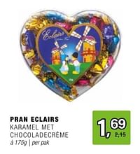 Pran eclairs karamel met chocoladecreme-Pran Eclairs