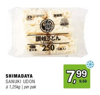 Promoties Shimadaya sanuki udon - Shimadaya - Geldig van 24/04/2024 tot 14/05/2024 bij Amazing Oriental