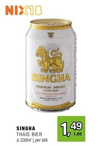 Singha thais bier-Singha