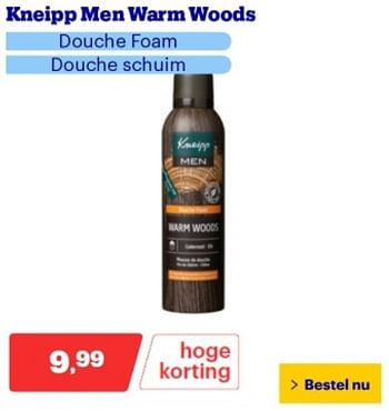 Promoties Kneipp men warm woods - Kneipp - Geldig van 29/04/2024 tot 05/05/2024 bij Bol.com