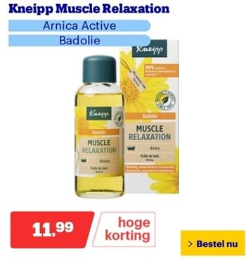 Promoties Kneipp muscle relaxation - Kneipp - Geldig van 29/04/2024 tot 05/05/2024 bij Bol.com